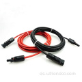 cable solar impermeable con conector